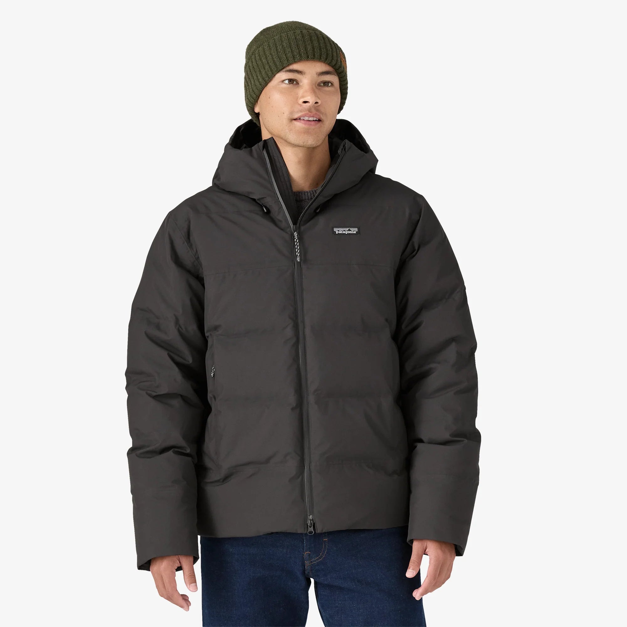 Patagonia Men's Jackson Glacier Jacket - Black - Stencil
