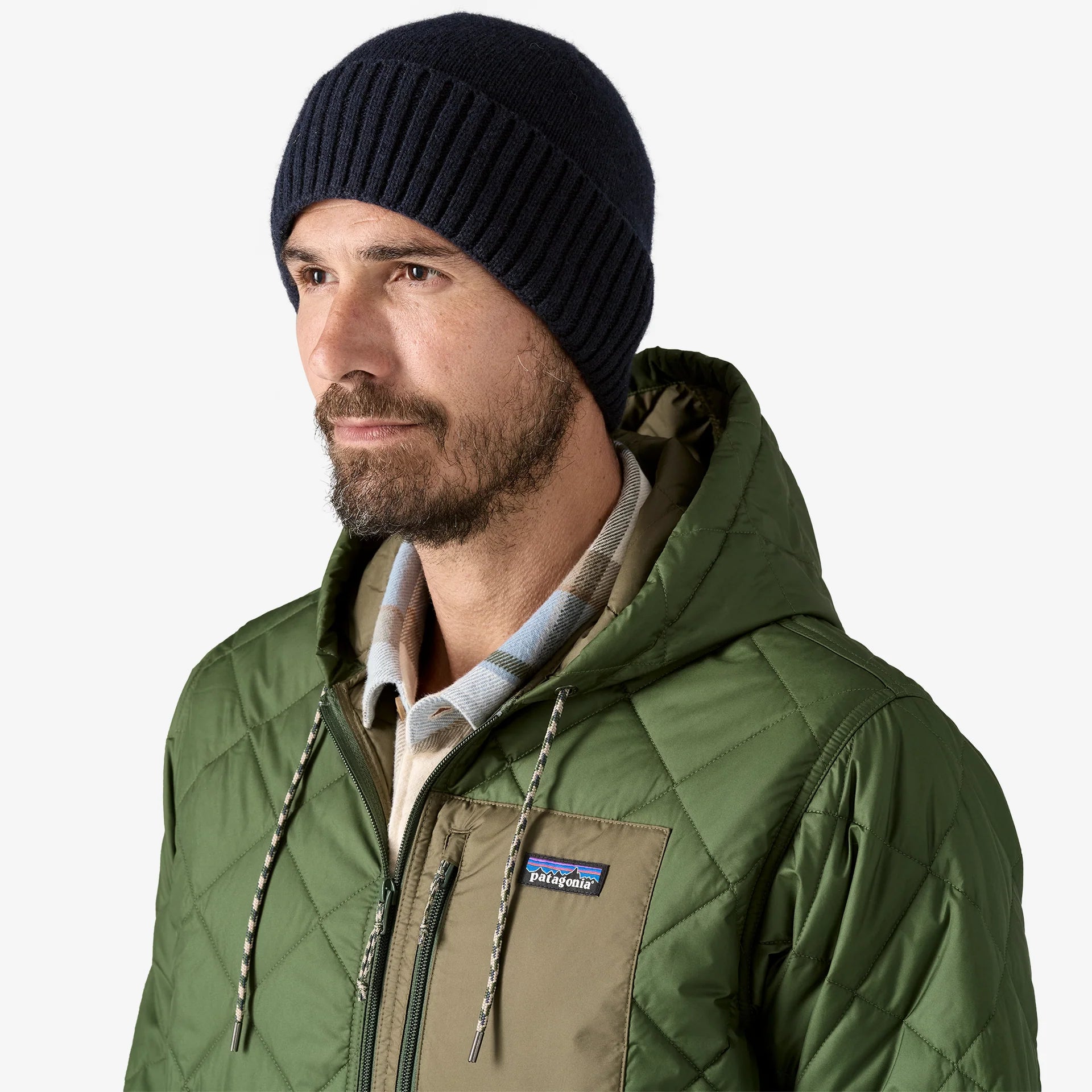 Patagonia Brodeo Beanie - New Navy - Stencil