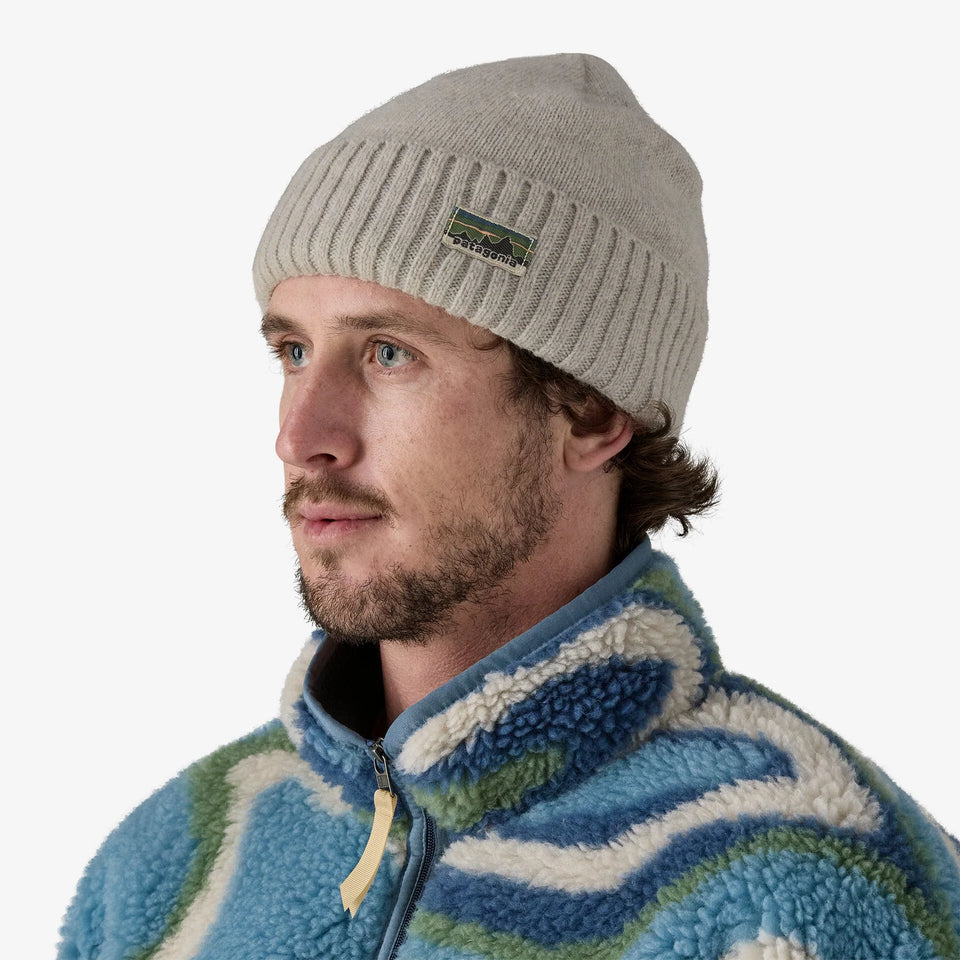 Patagonia Brodeo Beanie - OG Legacy - Crisp Grey - Stencil