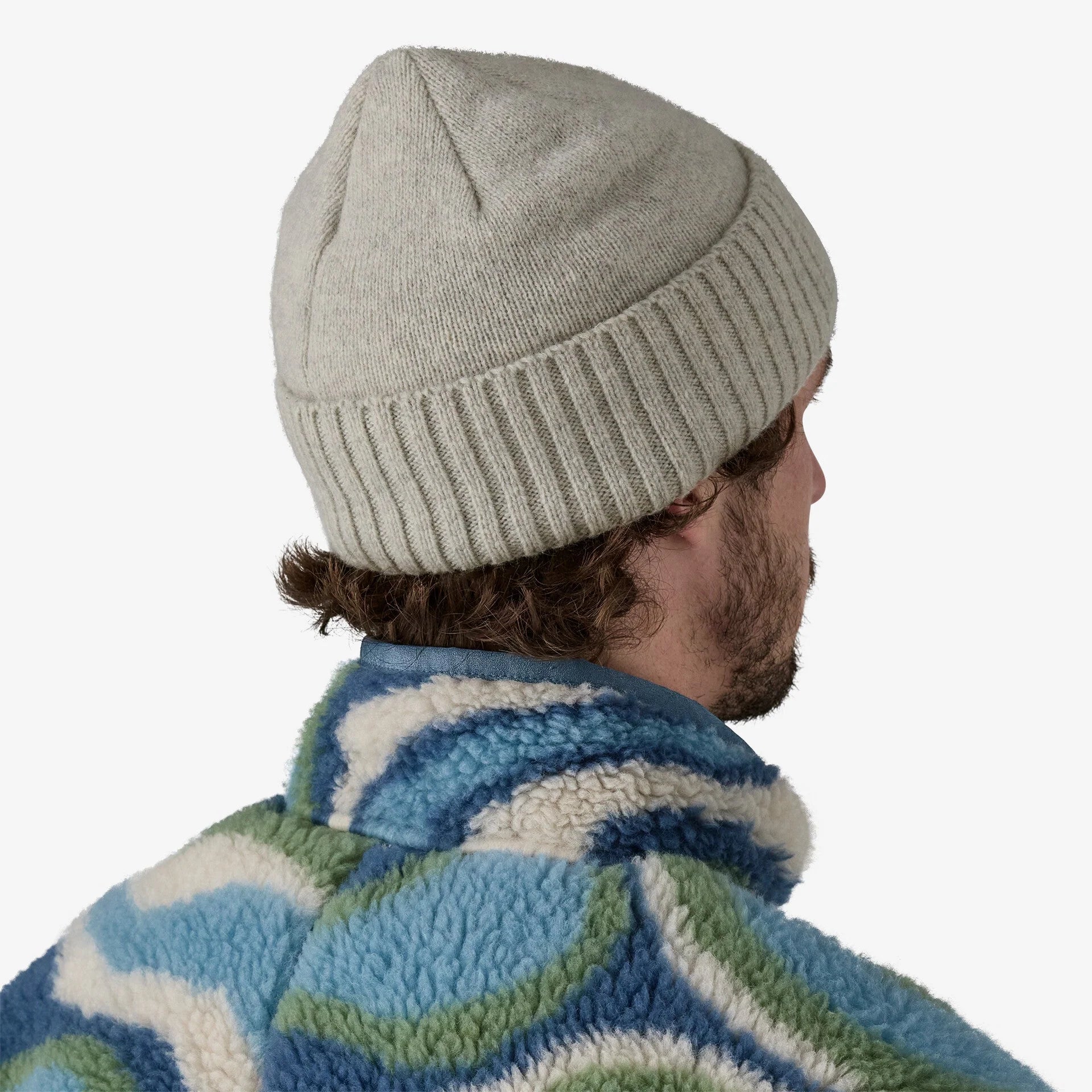 Patagonia Brodeo Beanie - OG Legacy - Crisp Grey - Stencil