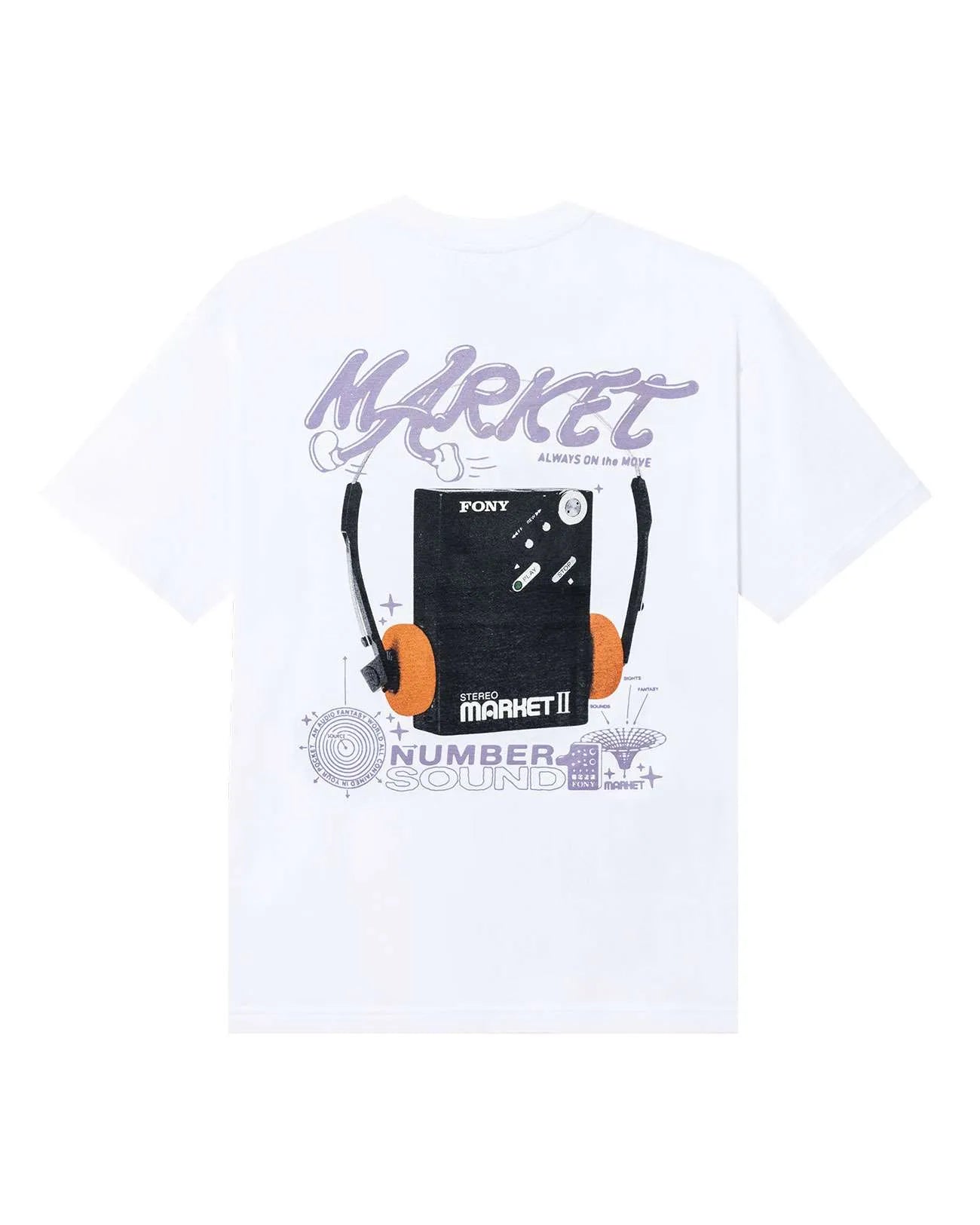 Market Audioman T-Shirt White