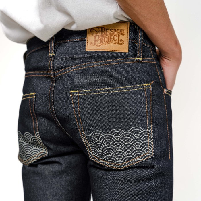 Bespoke Project Digger Raw Denim - Stencil