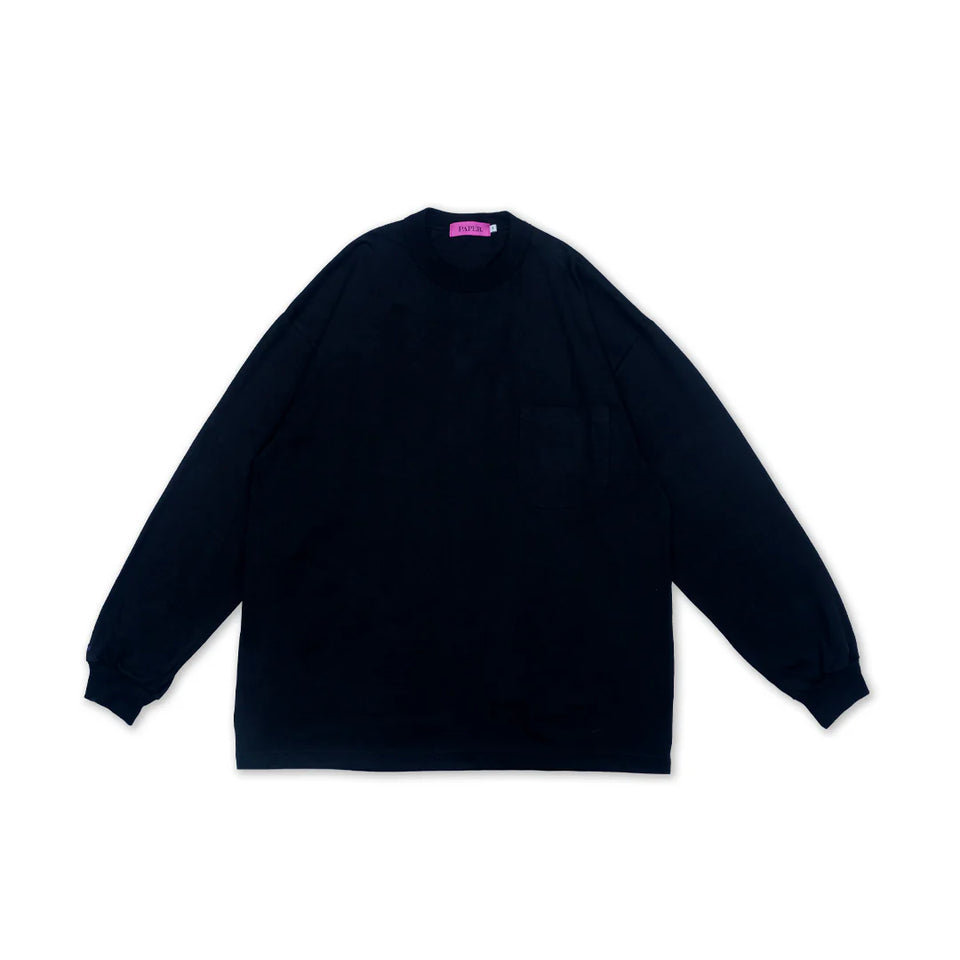 Paper New Heavy Tee - Long Black
