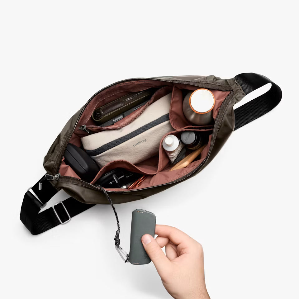 Bellroy Laneway Crescent Bag 7L - River Rock