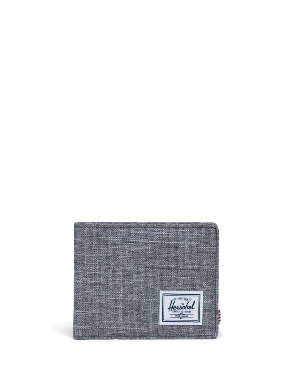 Herschel Roy Wallet Raven Crosshatch