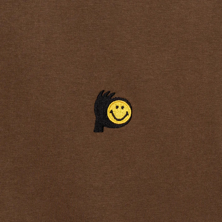 Market Smiley T-Shirt Brown
