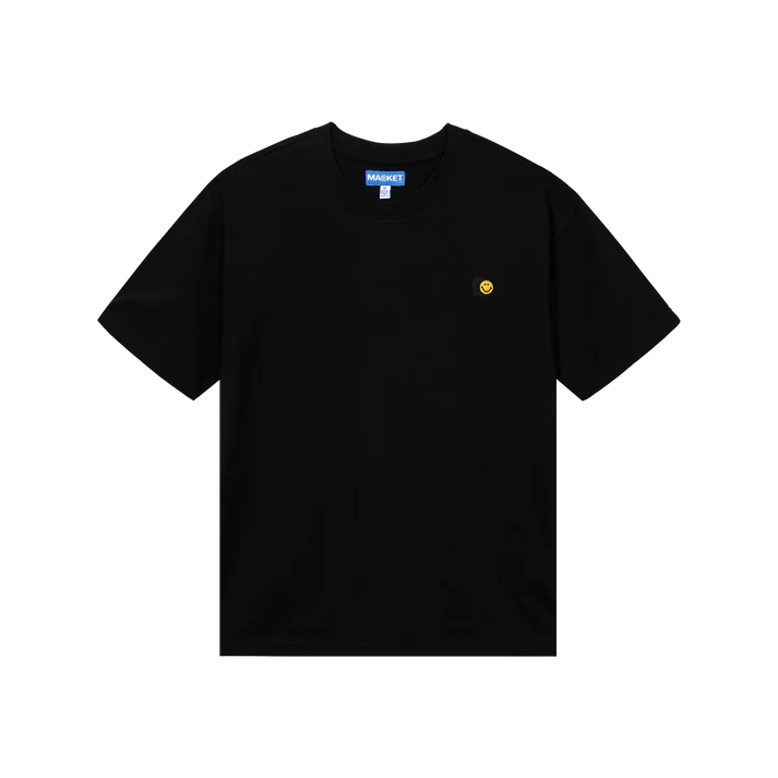 Market Smiley T-Shirt Black