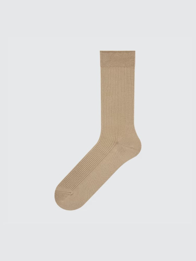 Uniqlo Colorful 50 Sock - 31 Beige