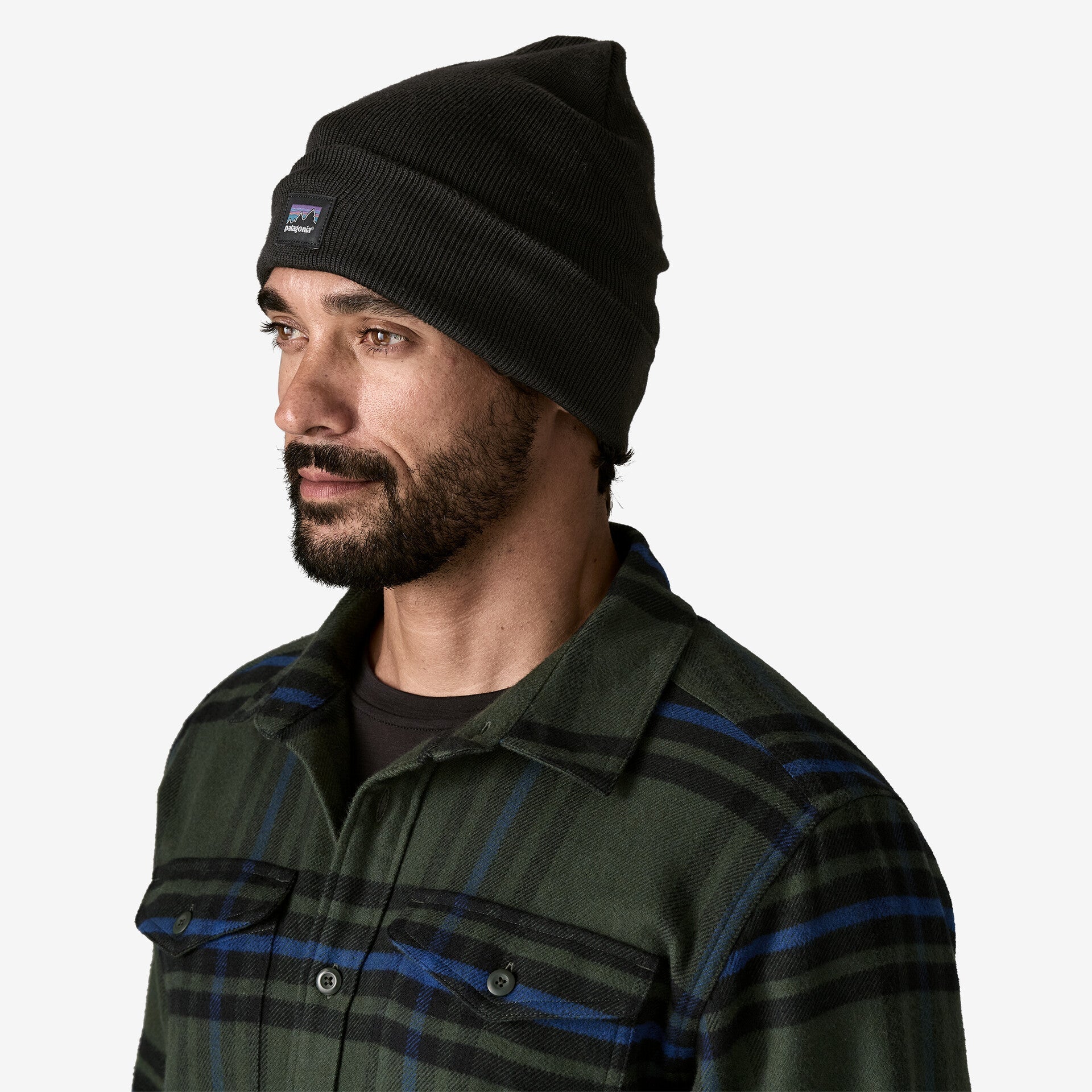 Patagonia Everyday Beanie - Black - Stencil