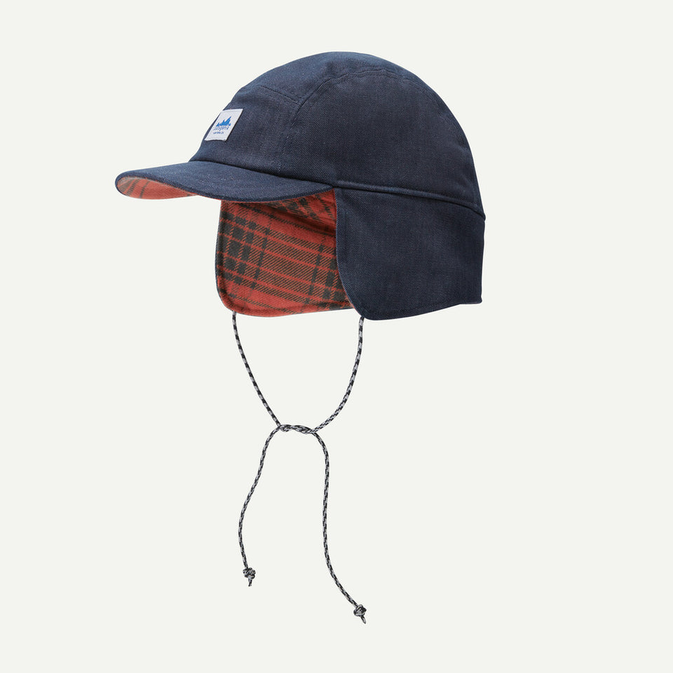 Patagonia Range Earflap Cap - Cascade: Burnished Red - Stencil