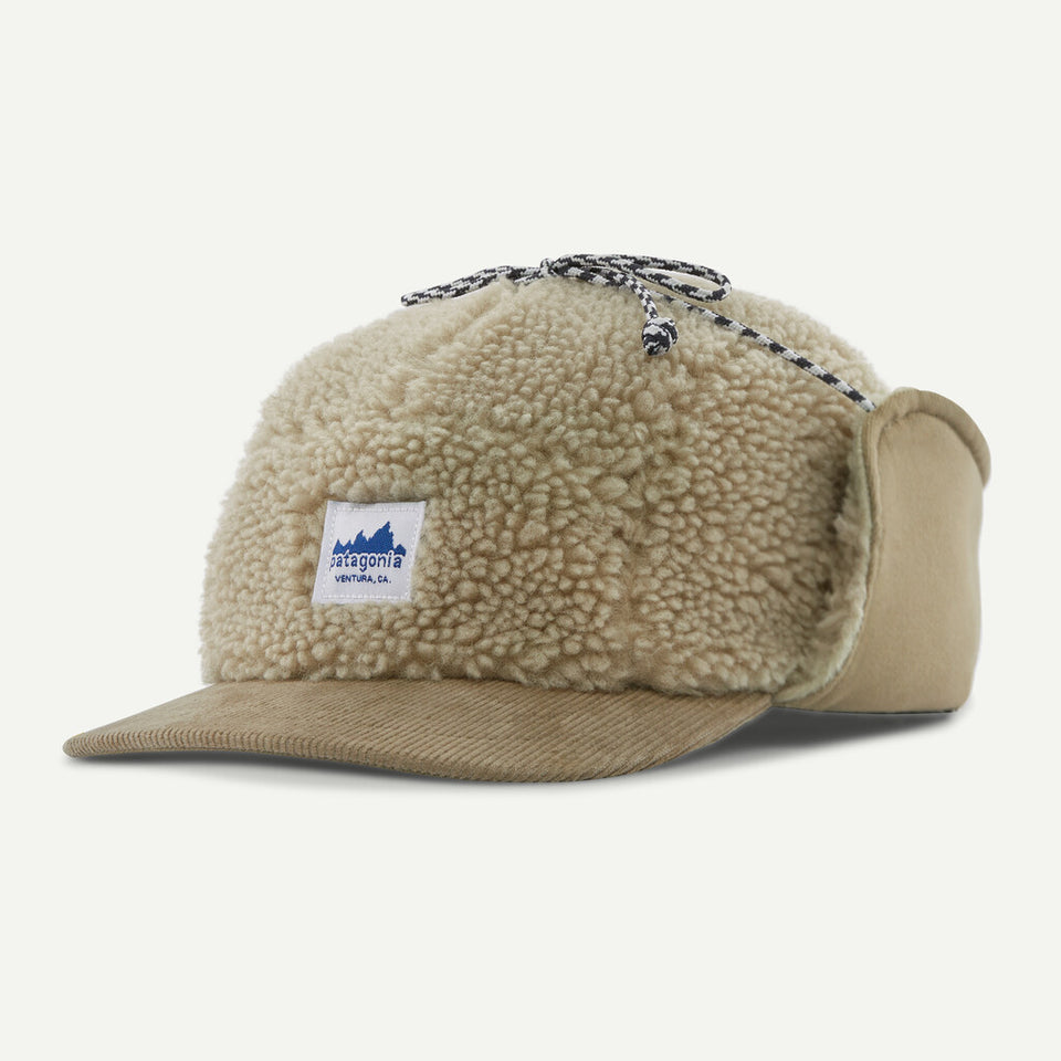 Patagonia Range Earflap Cap - Pelican - Stencil