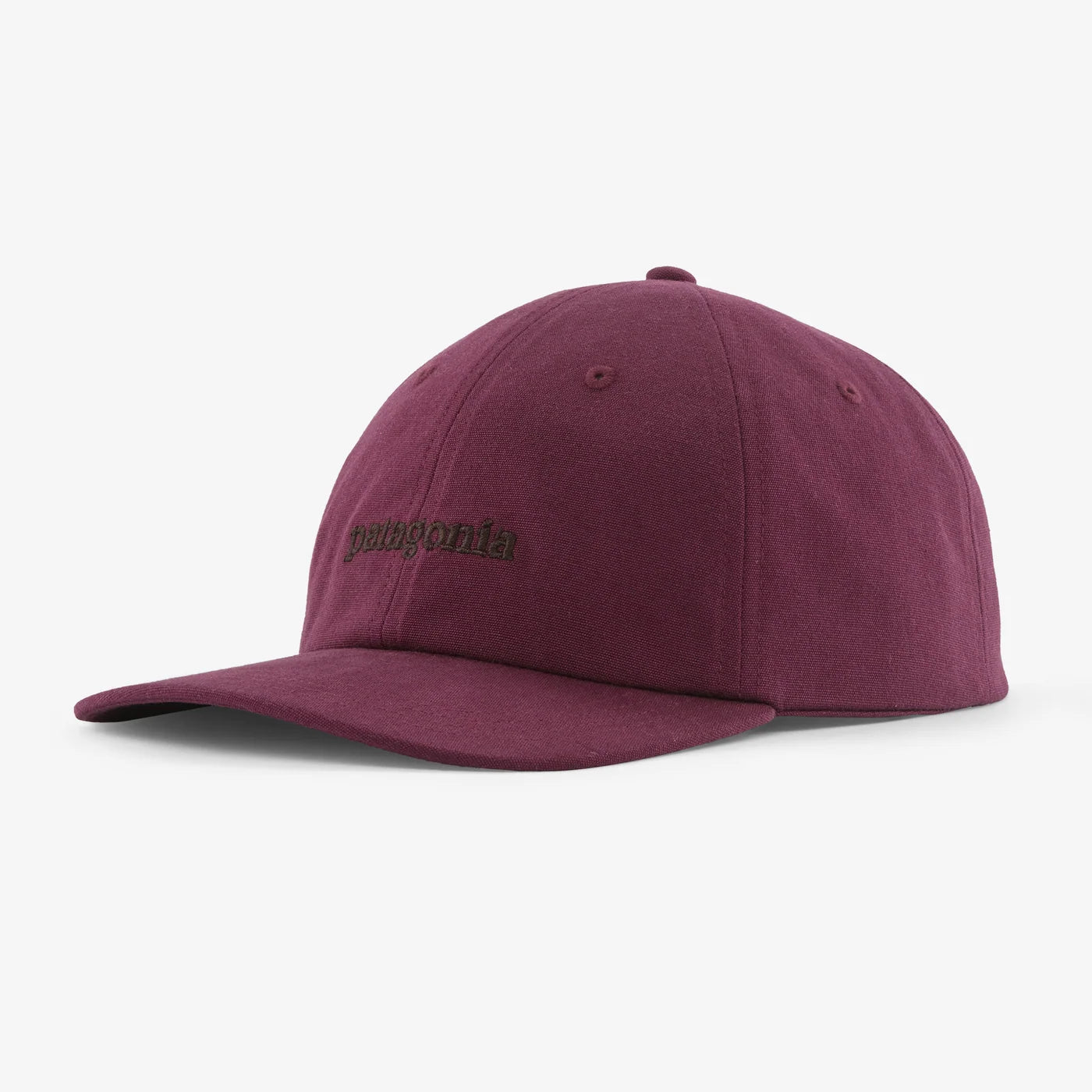Patagonia Graphic Trad Cap - Text Logo: Berry Fig