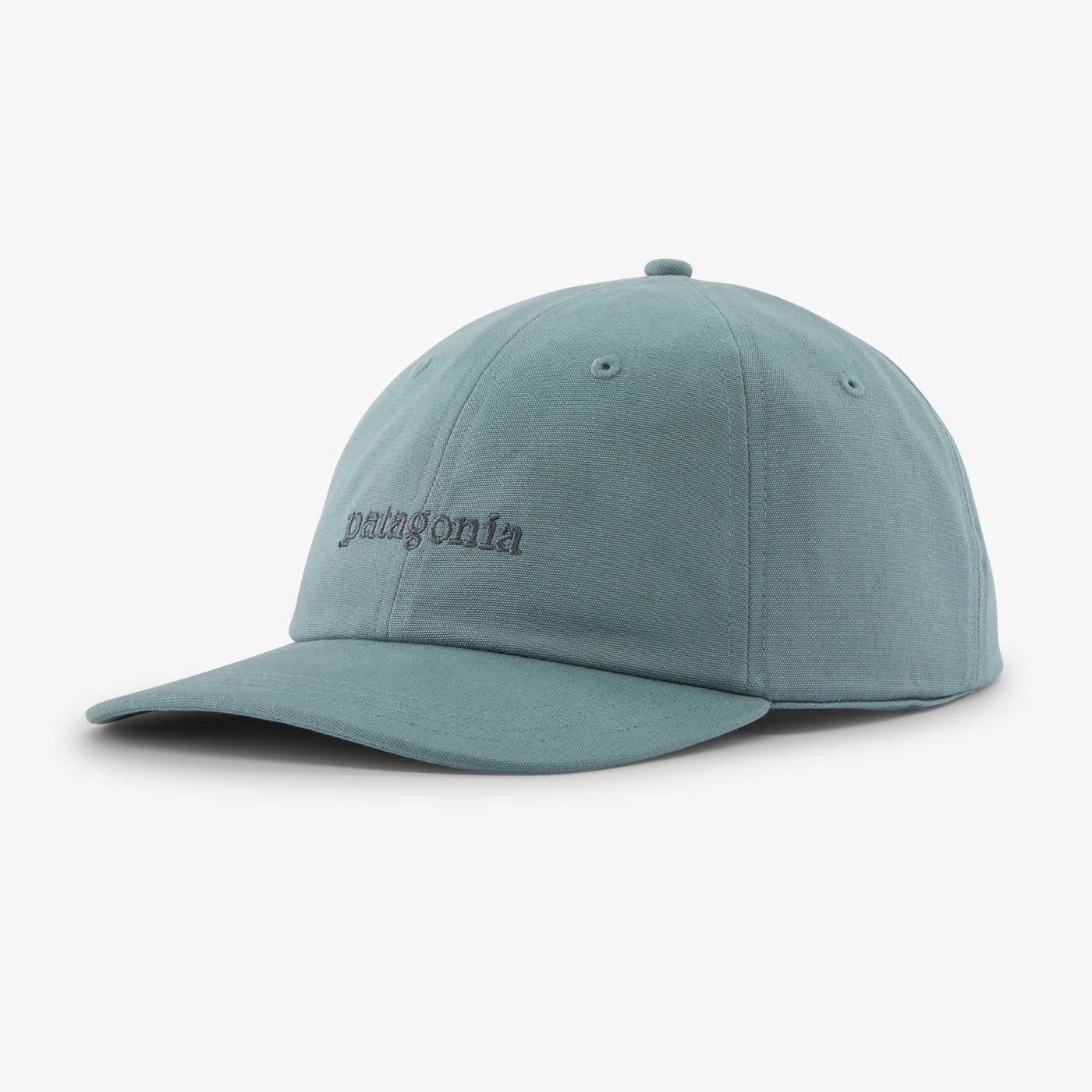 Patagonia Graphic Trad Cap - Text Logo: Blue Sage