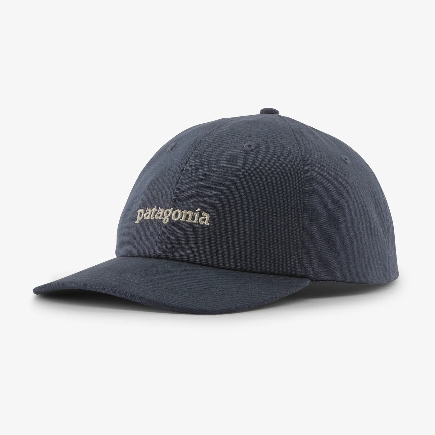 Patagonia Graphic Trad Cap - Text Logo: Smolder Blue