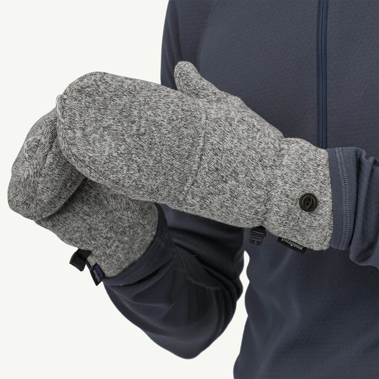 Patagonia Better Sweater® Gloves - Birch White - Stencil