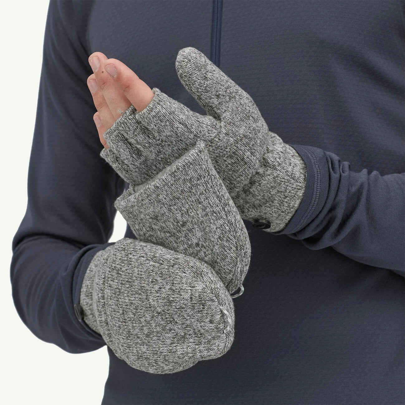 Patagonia Better Sweater® Gloves - Birch White - Stencil