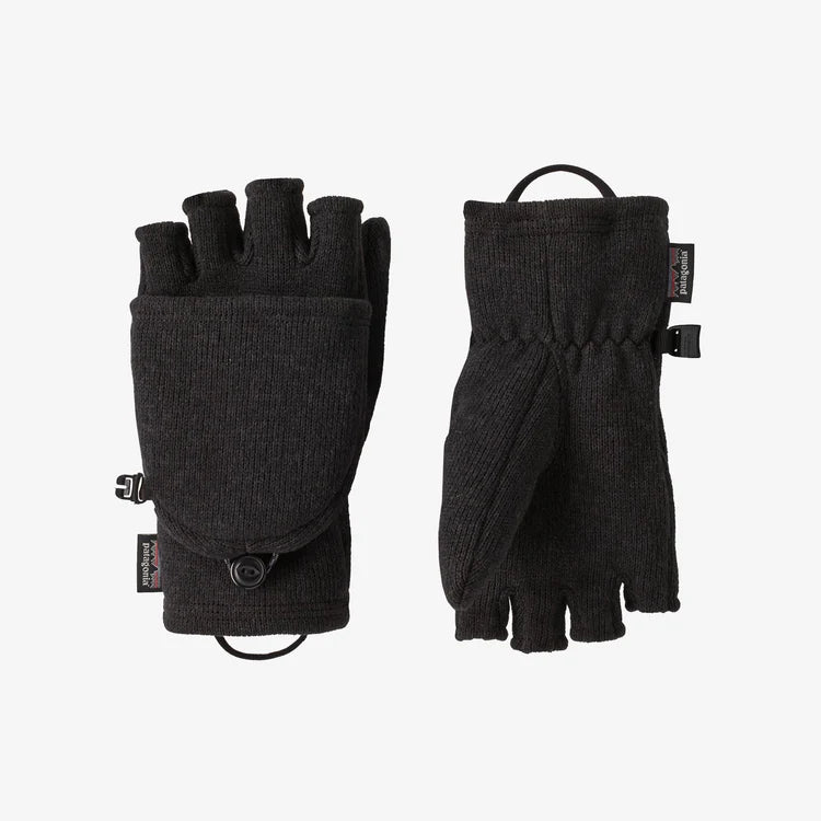 Patagonia Better Sweater Gloves Black - Stencil