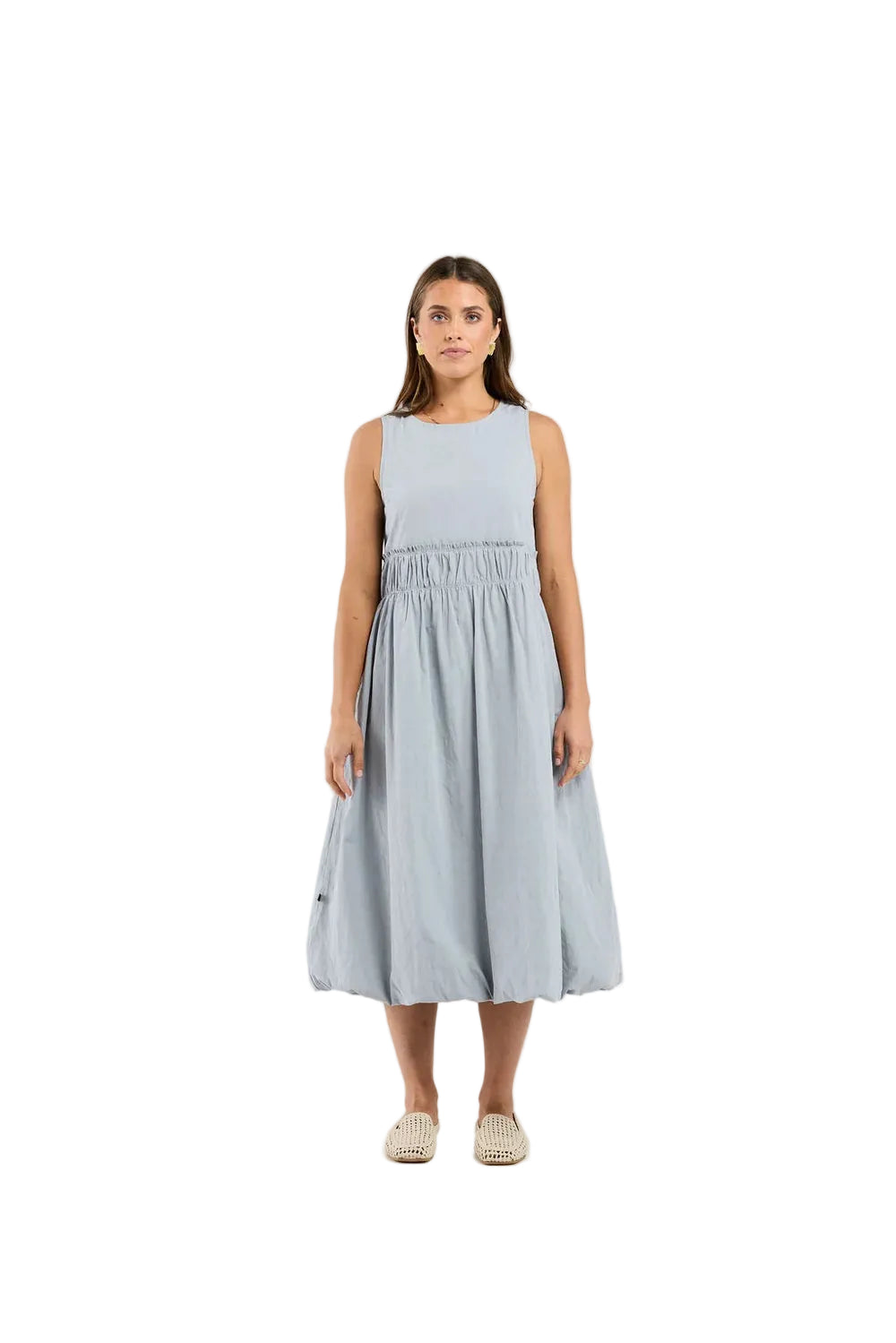 Thing Thing Tallulah Dress - Stonewash - Stencil
