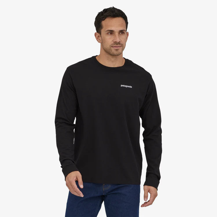 Patagonia Men's Long-Sleeved Home Water Trout Responsibili-Tee® - Black