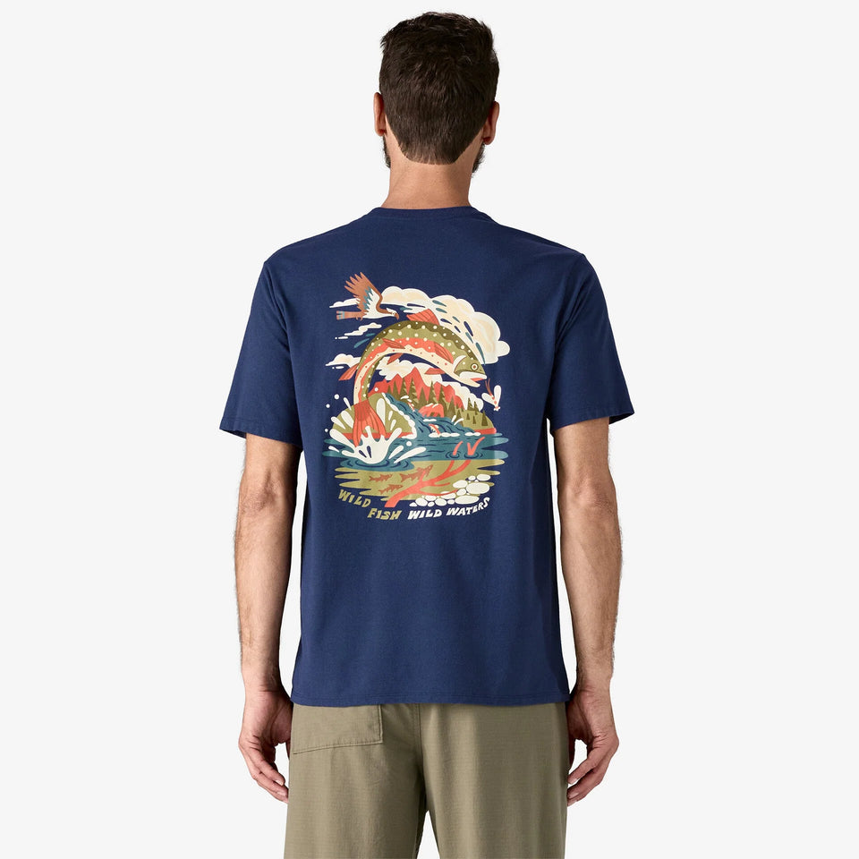 Patagonia Men's Take a Stand Responsibili-Tee® - Clement Blue