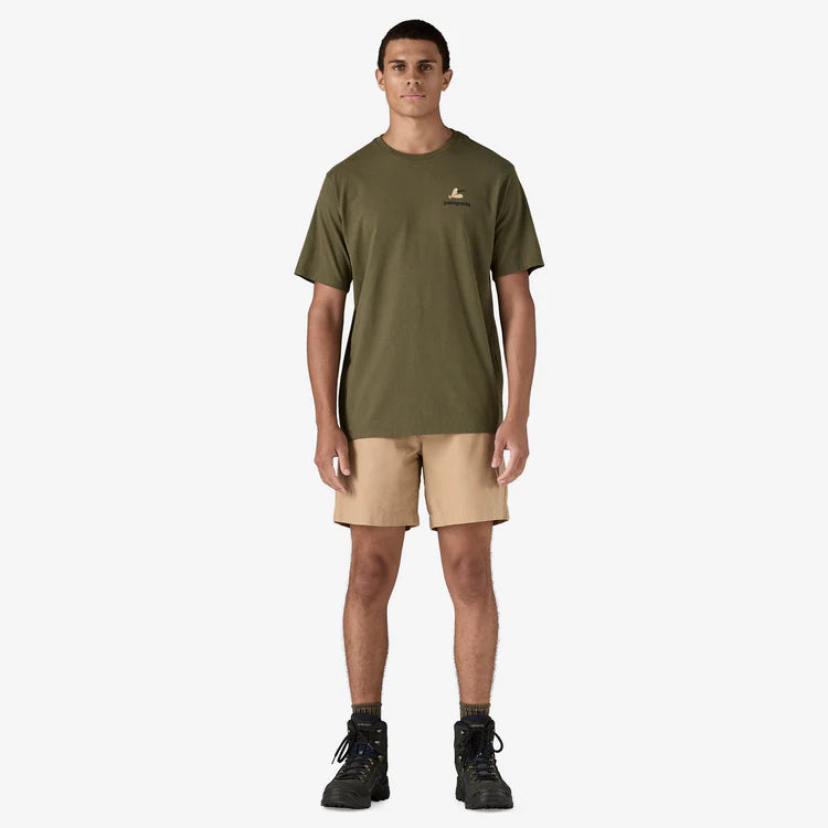 Patagonia Men's Take a Stand Responsibili-Tee® - Pine Stream: Tent Green - Stencil