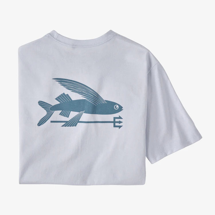 Patagonia Men's Flying Fish Responsibili-Tee® White