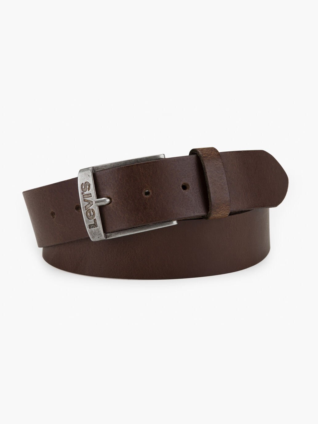 Levi's Men's Duncan Belt - Dark Brown - Stencil