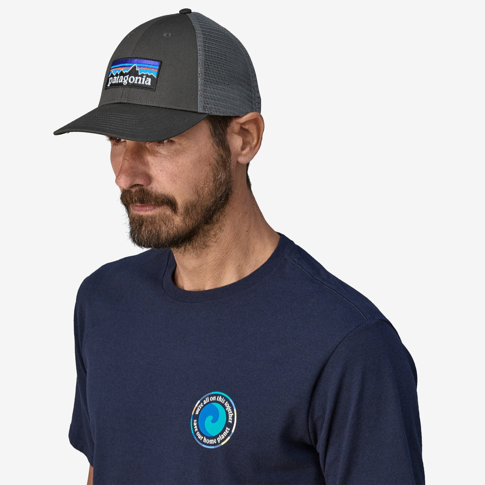 Patagonia P6 Logo LoPro Trucker Hat - Forge Grey