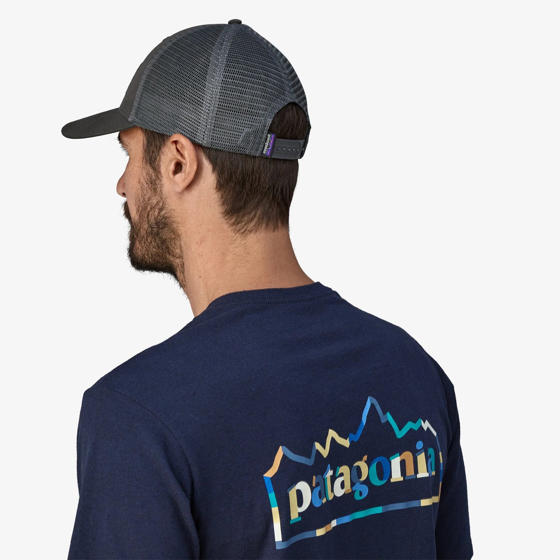 Patagonia P6 Logo LoPro Trucker Hat - Forge Grey