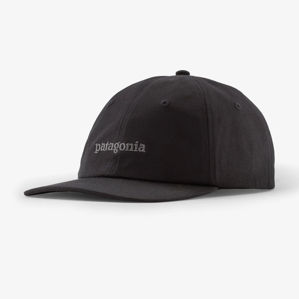 Patagonia Fitz Roy Icon Trad Cap - Text Logo: Ink Black