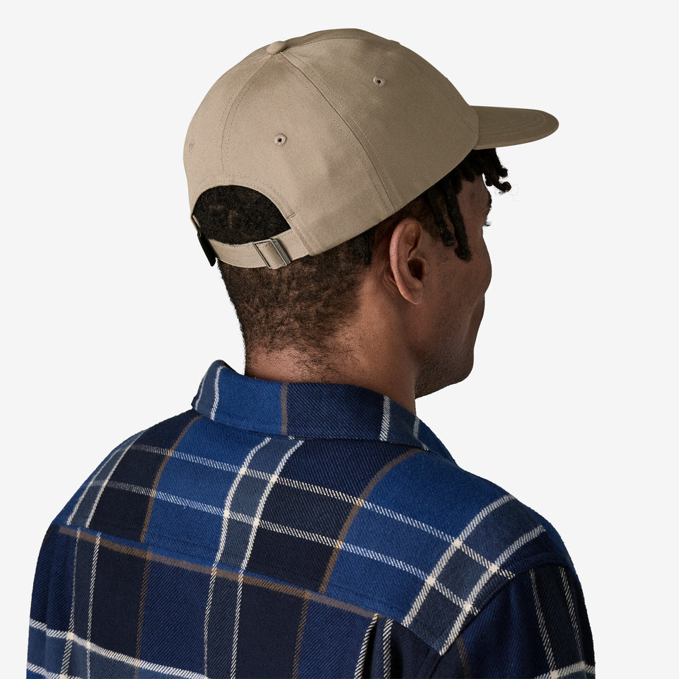 Patagonia Fitz Roy Icon Trad Cap - Text Logo: Seabird Grey