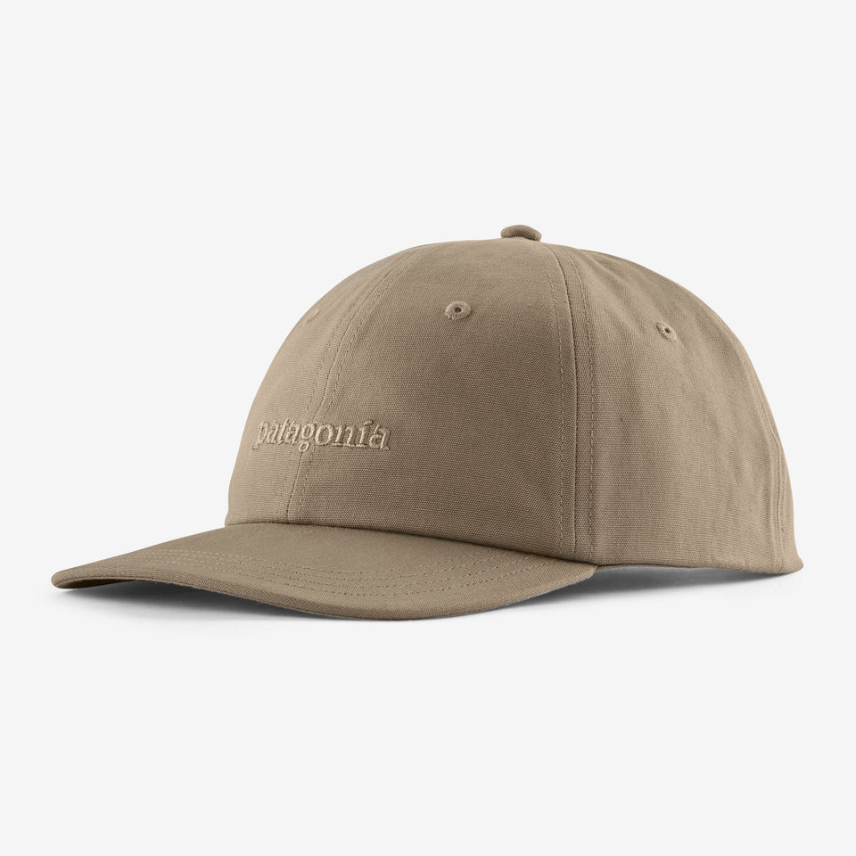 Patagonia Fitz Roy Icon Trad Cap - Text Logo: Seabird Grey