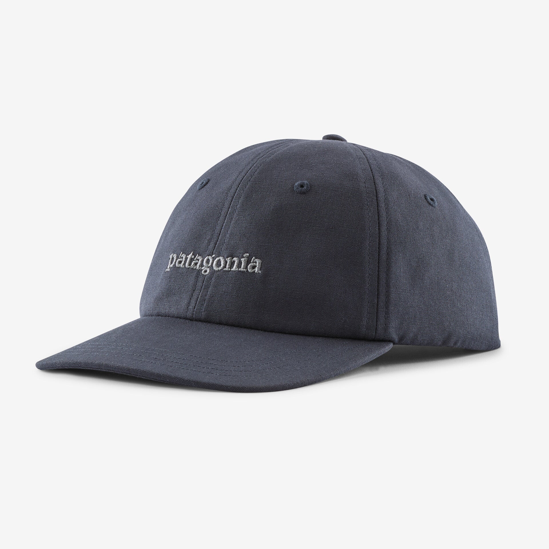 Patagonia Fitz Roy Icon Trad Cap - Text Logo: Smolder Blue - Stencil