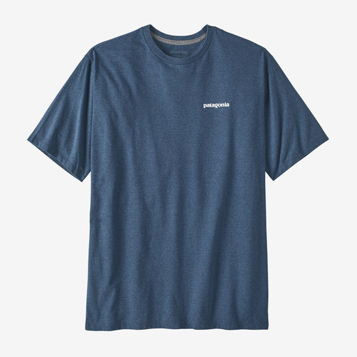 Patagonia Men's P6 Logo Responsibili Tee - Utility Blue - Stencil