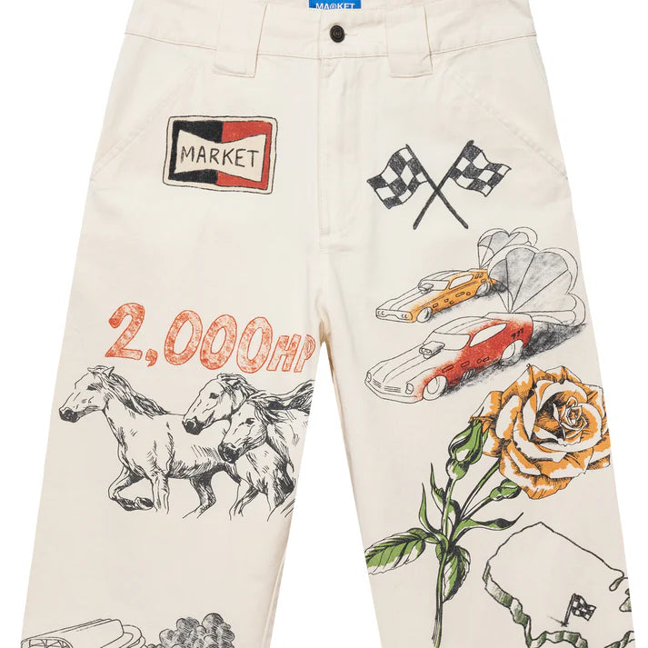 Market Horsepower Senior Pant Ecru