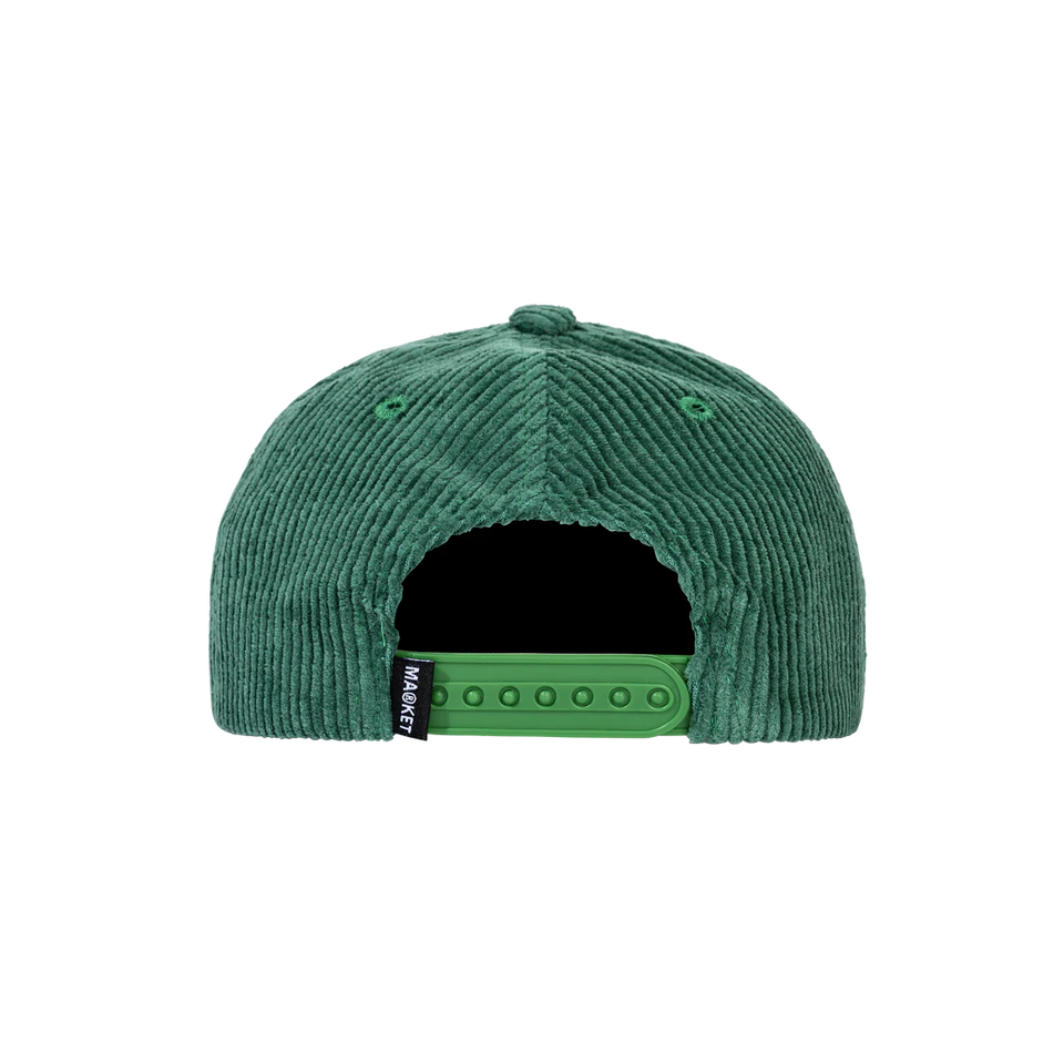Market Invitational 5 Panel Corduroy Hat Green