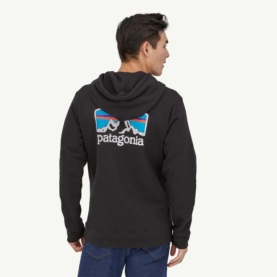 Patagonia Men's Fitz Roy Horizons Uprisal Hoody Black - Stencil