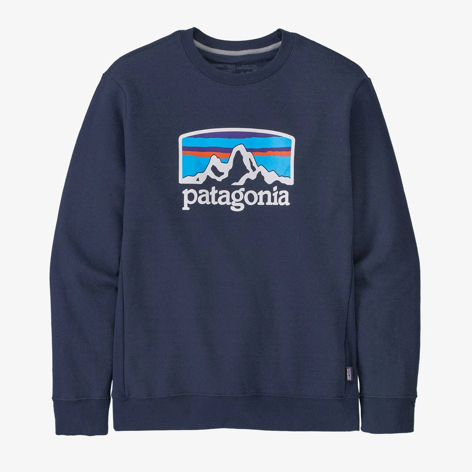 Patagonia Fitz Roy Horizons Uprisal Crew Sweatshirt New Navy