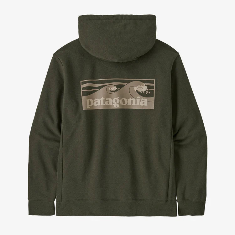 Patagonia Men's Boardshort Logo Uprisal Hood - Basin Green - Stencil