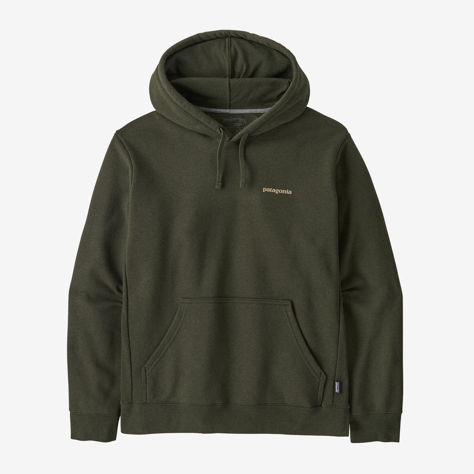 Patagonia Boardshort Logo Uprisal Hood - Basin Green