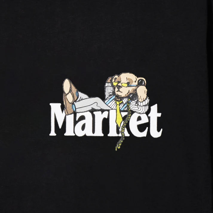 Market Better Call Bear T-Shirt Black