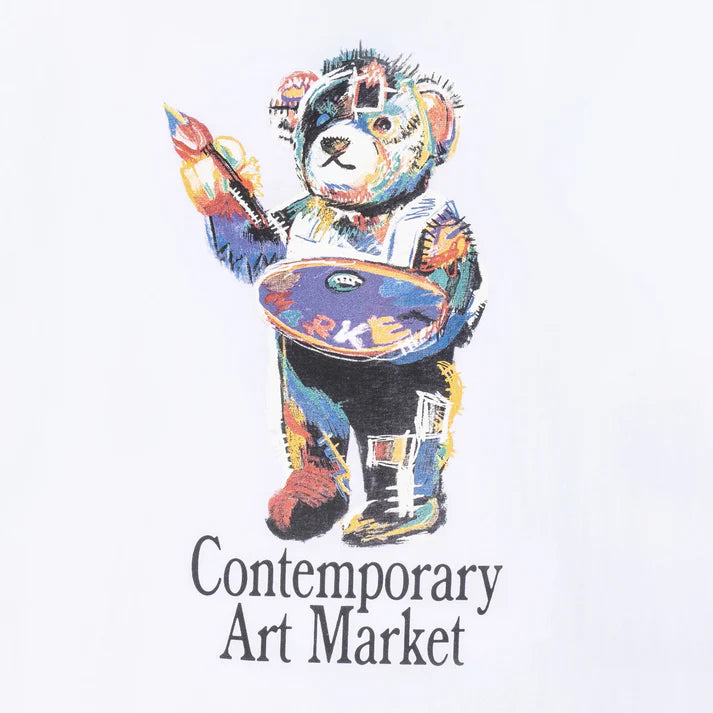 Market Art Market Bear T-Shirt White