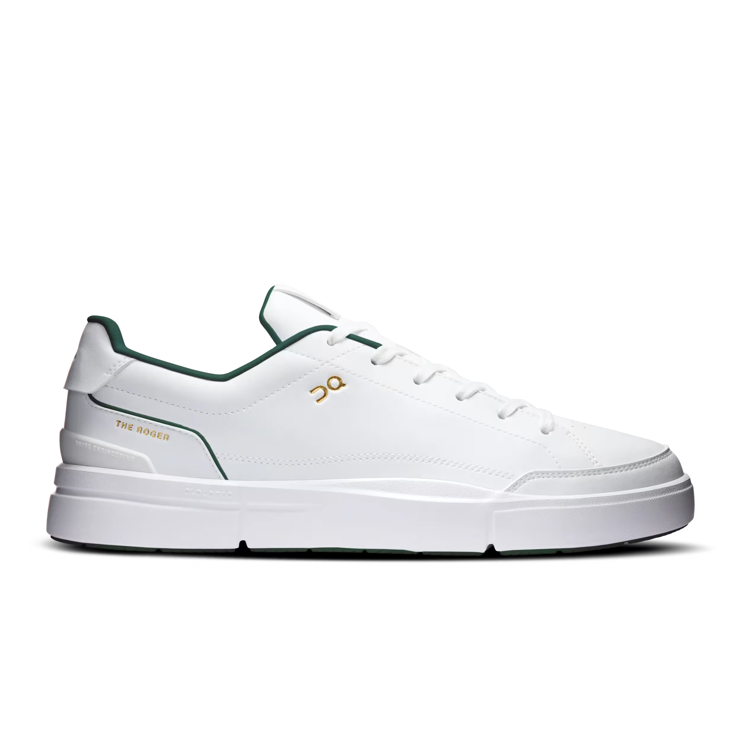 On THE ROGER Centre Court - White/Evergreen