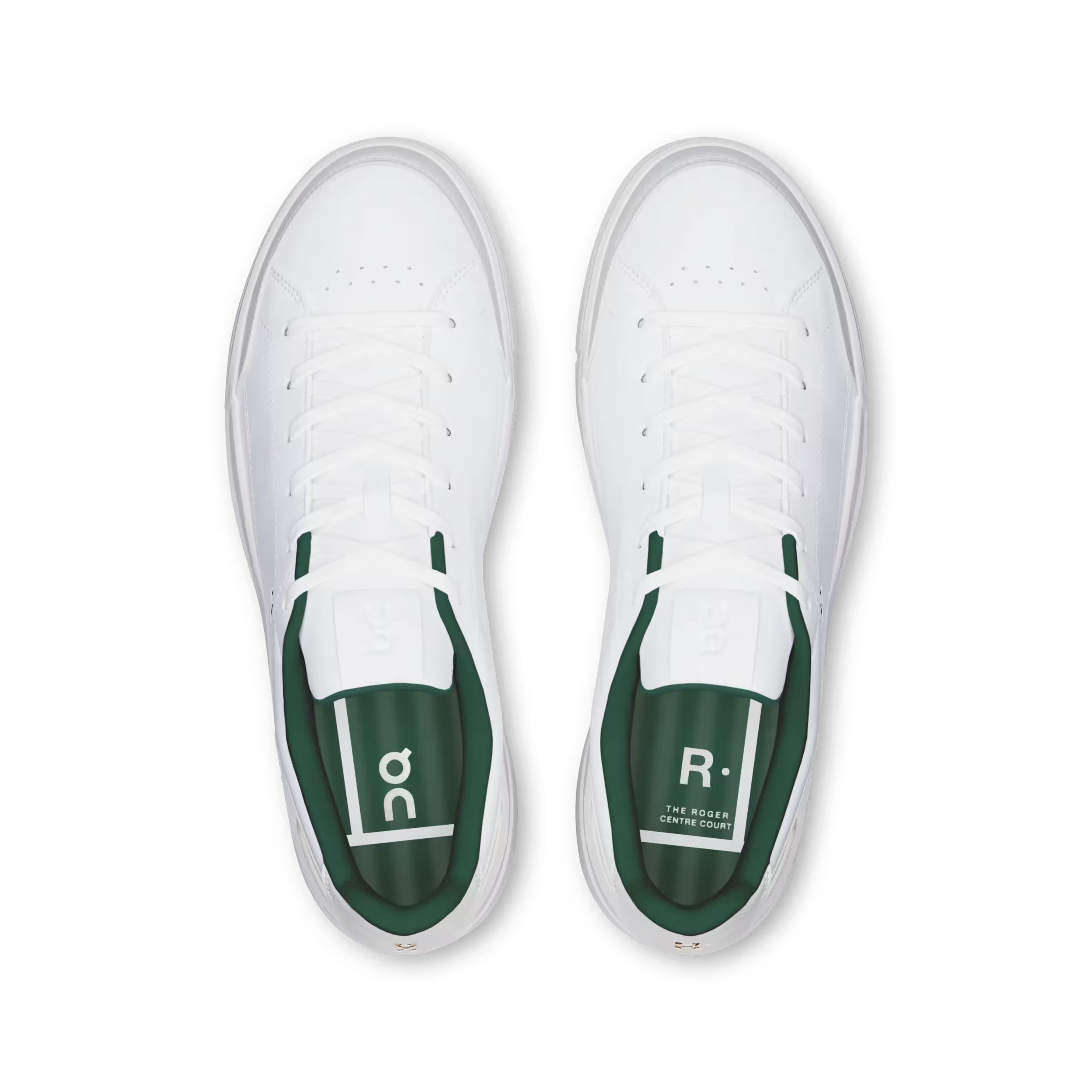 On THE ROGER Centre Court - White/Evergreen