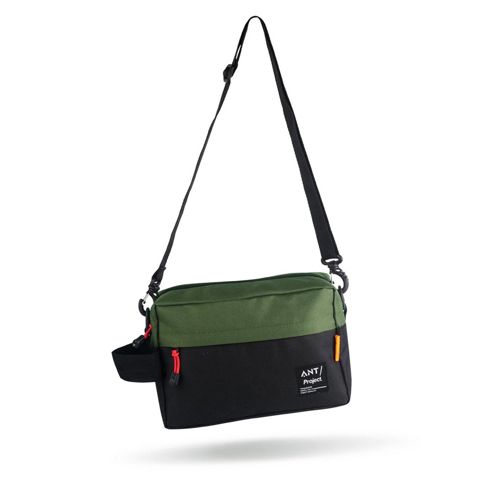 Ant Project Pouch Sling - Black / Olive
