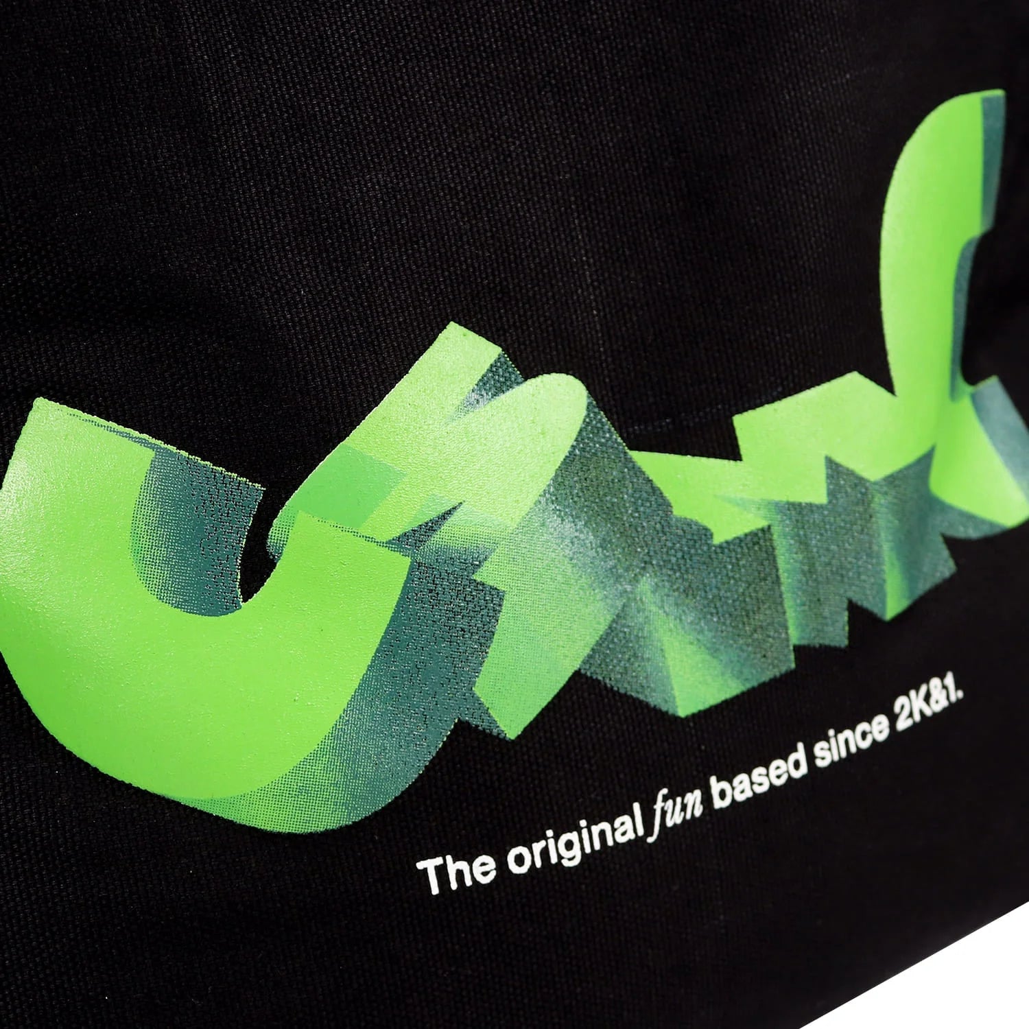 Cosmic 3D Type Tote - Black - Stencil