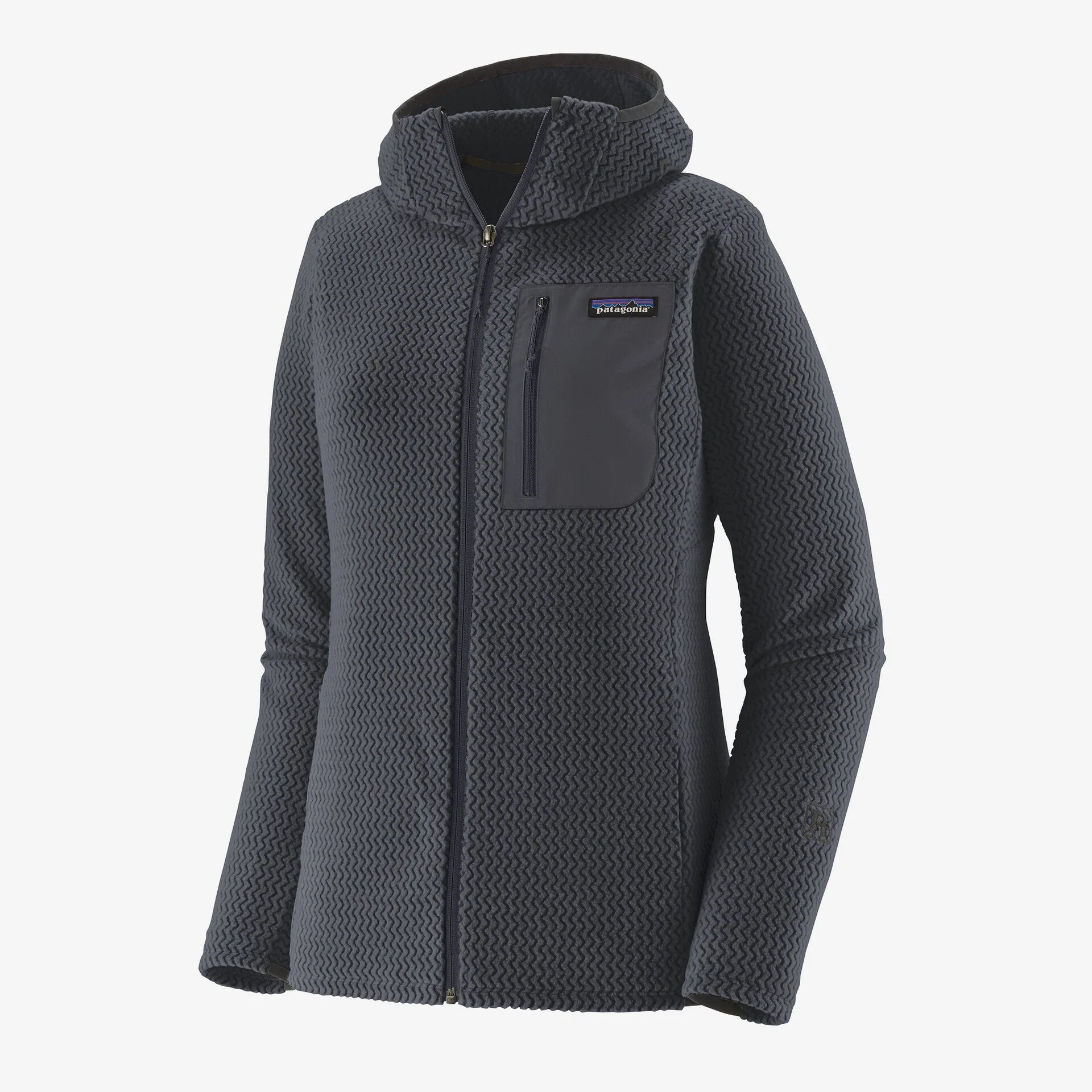 Patagonia Women's R1® Air Fleece Full-Zip Hoody - Smoulder Blue