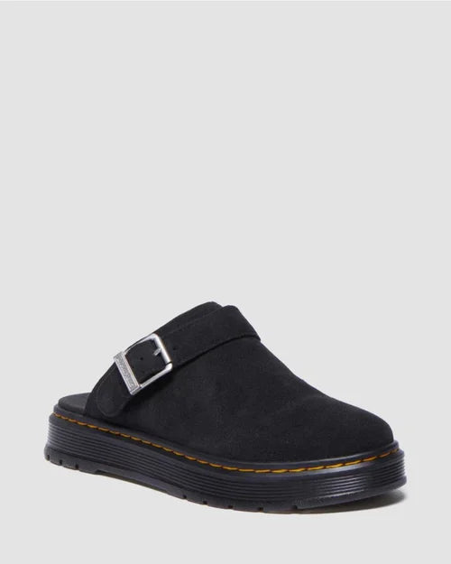 Dr. Martens Brookline Mule - Black Bronx Suede - Stencil