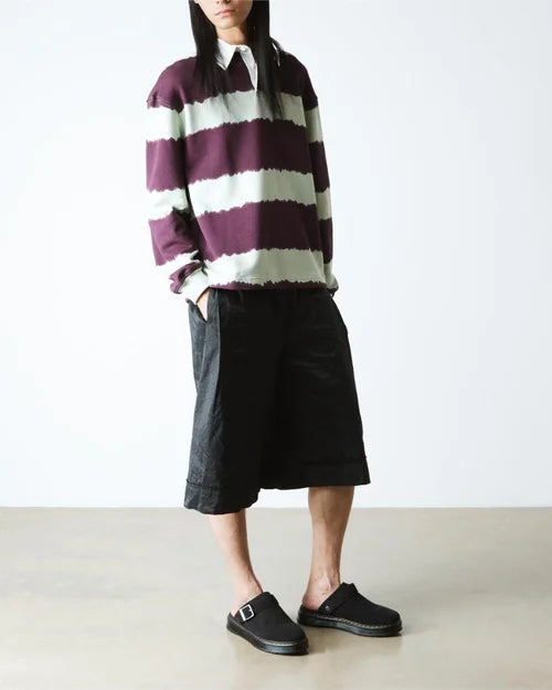 Dr. Martens Brookline Mule - Black Bronx Suede - Stencil