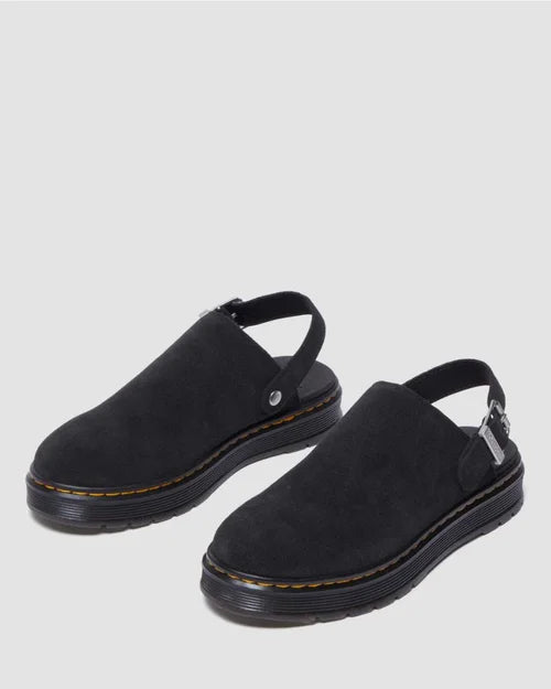 Dr. Martens Brookline Mule - Black Bronx Suede - Stencil